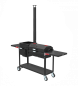 Preview: Utschak-Mangal mit Grilldeckel und Edelstahlrost - Comfort Lift Air "Iskander" 400